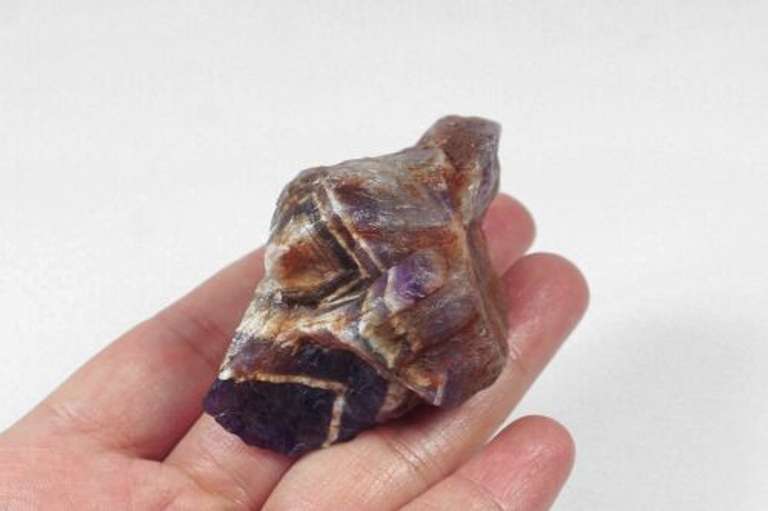 Uncut untreated 230ct Chevron Amethyst