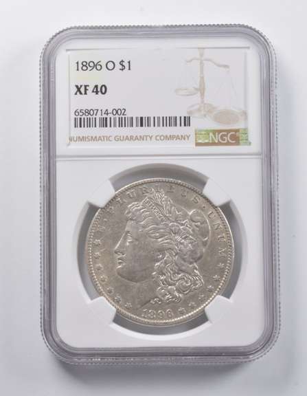 XF40 1896-O Morgan Silver Dollar NGC