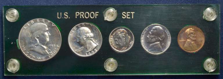 1954 Proof Set With Re-Engraved Nickel FS-401