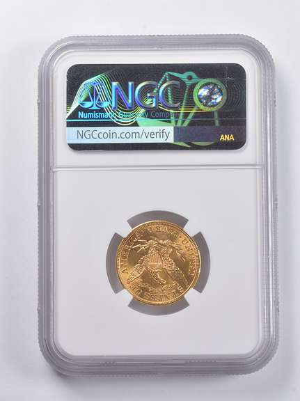 MS64 1902-S $5 Liberty Head Gold Half Eagle CAC NGC