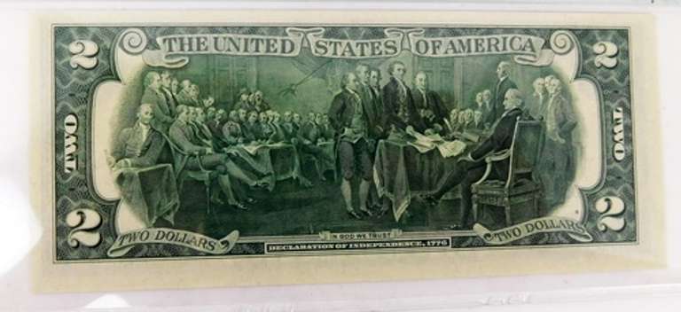 2 - Uncirculated $2 Dollar Federal Reserve Notes, Graded
