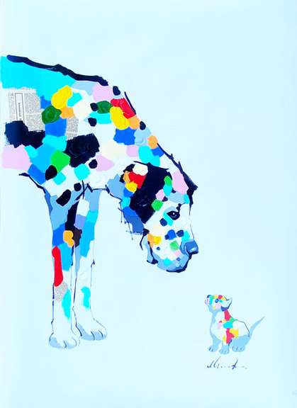 UNIQUE BEAUTIFUL PAINTING ON CANVAS