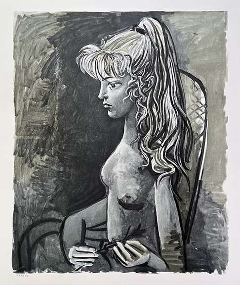 Pablo Picasso, Sylvette Au Fauteuil