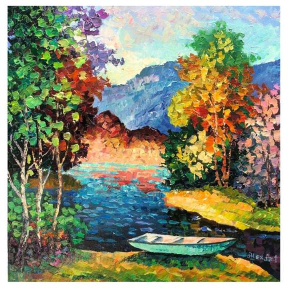 Splashes Of Autumn by Antanenka Original