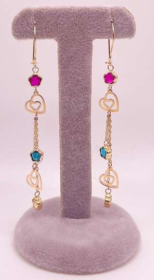 14kt Solid Yellow Gold Earrings