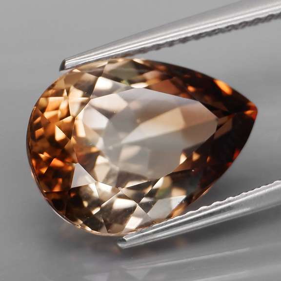 Excellent 8.49ct tri-color Imperial Topaz