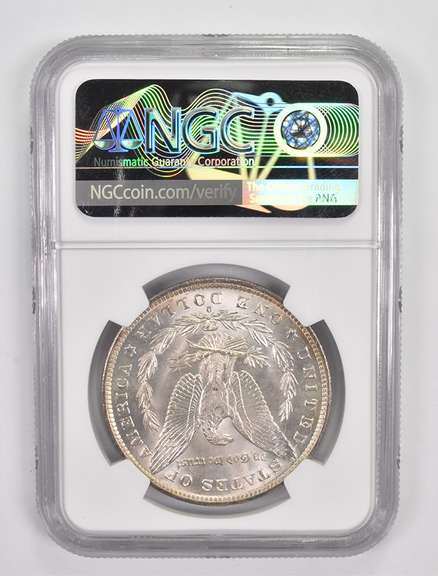 MS65 1884-O Morgan Silver Dollar - Graded NGC INSANE Color