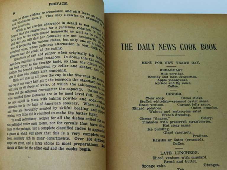 1896 The Daily News Cookbook