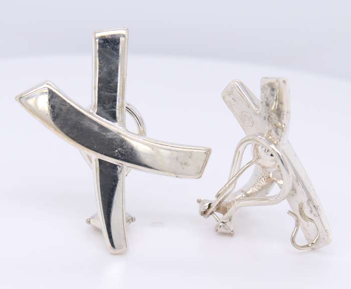 Tiffany & Co Graffiti X Earclip Earrings
