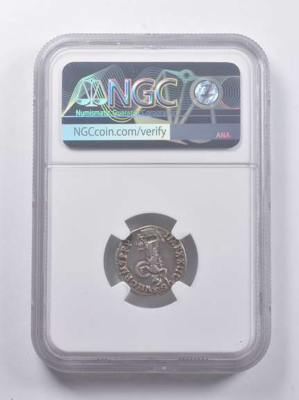 CH VF AD 81-96 Roman Empire AR Denarius Domitian (3.33g) NGC Ancients