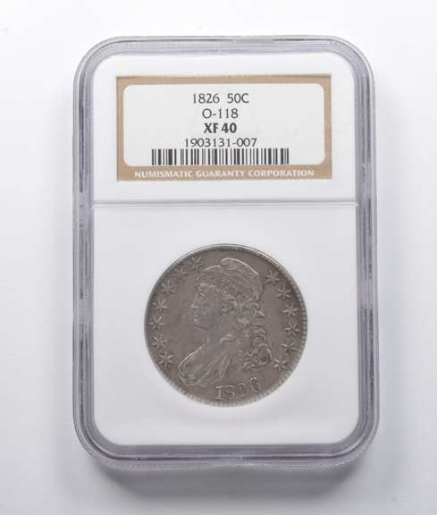 XF40 1826 Capped Bust Half Dollar O-118 NGC