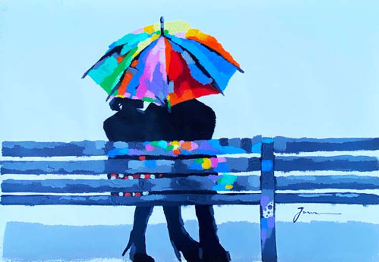 UNIQUE BEAUTIFUL PAINTING ON CANVAS