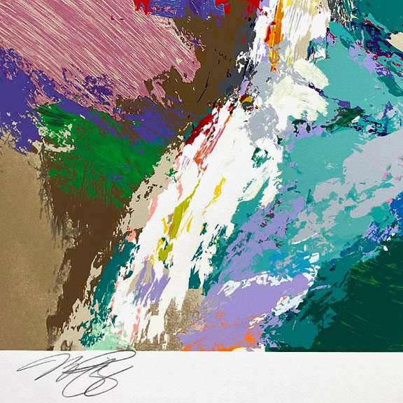 Mike Piazza (Signed by Piazza) by LeRoy Neiman (1921-2012)