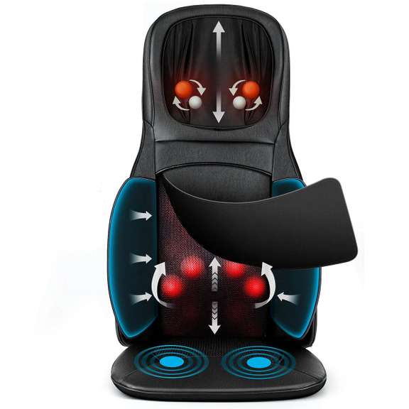 Neck And Back Massager With Heat Shiatsu Massage Chair