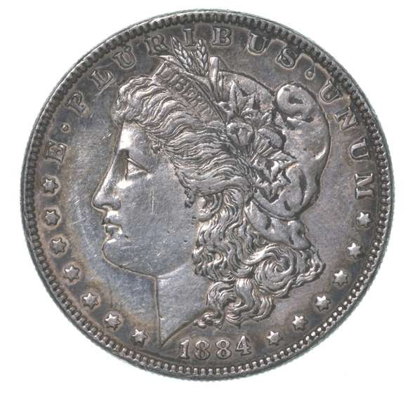 1884 Morgan Silver Dollar - Great Tone