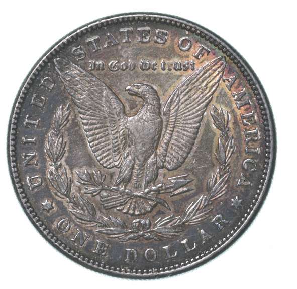1885 Morgan Silver Dollar RUSTIC Toner