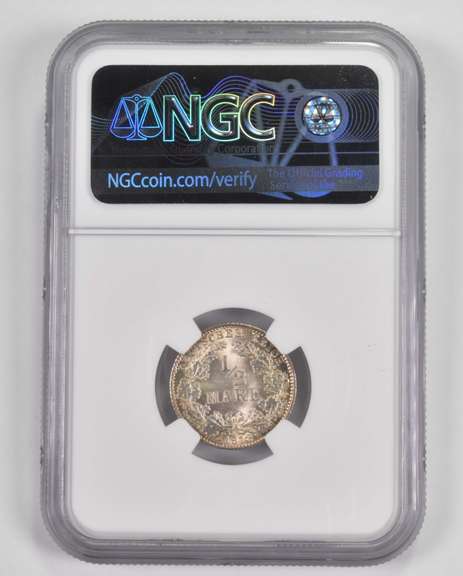 MS68 1918-D Germany 1/2 Mark - Graded NGC