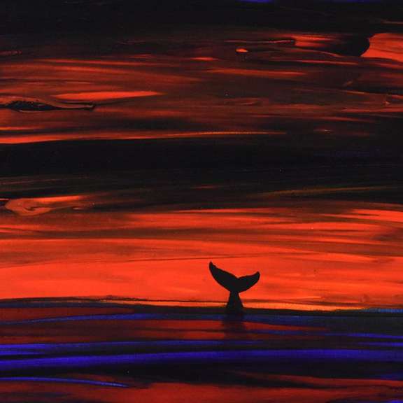 Whale Tail by Wyland Original