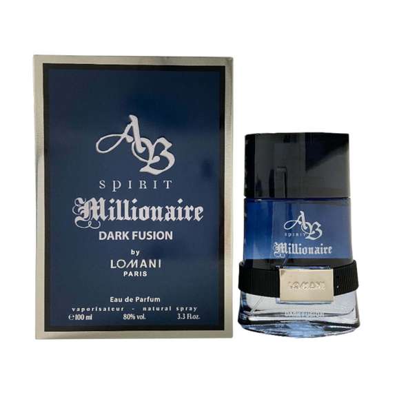 AB Spirit Millionaire Dark Fusion by Lomani men EDP 3.3 / 3.4 oz New In Box