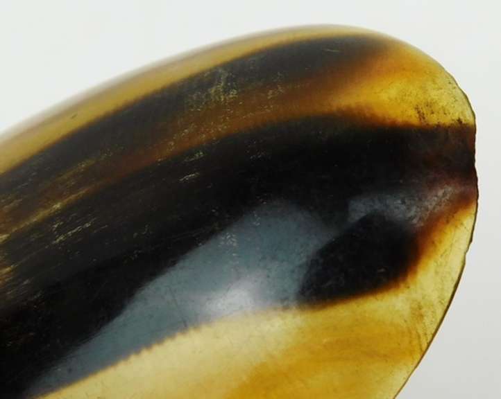 Vintage Horn Spoon with Figural Handle