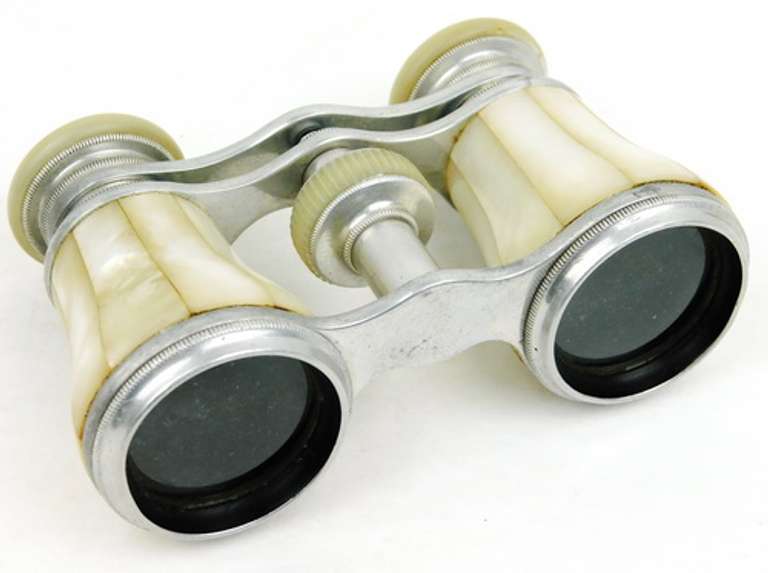 Antique French Mother of Pearl Opera Glasses