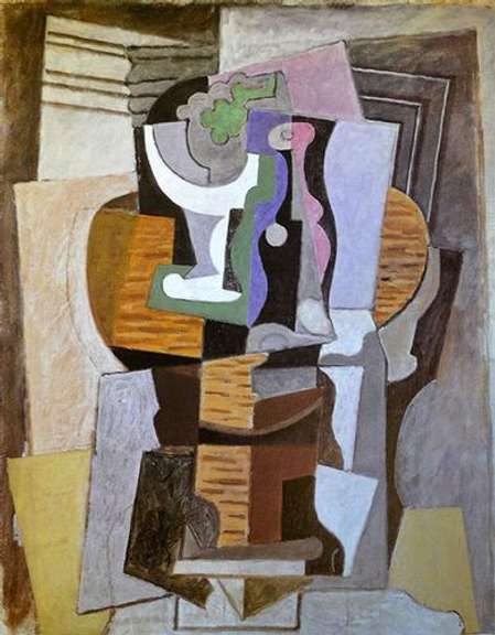 Pablo Picasso, Fruit Dish And Bottle