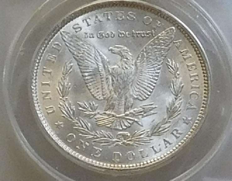 1890 Morgan Dol ANACS MS-61