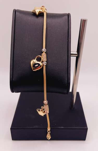 14kt Solid Yellow Gold Bracelet