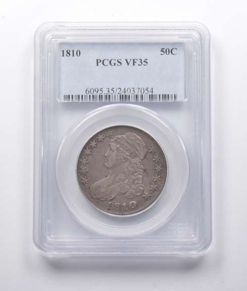 VF35 1810 Capped Bust Half Dollar PCGS