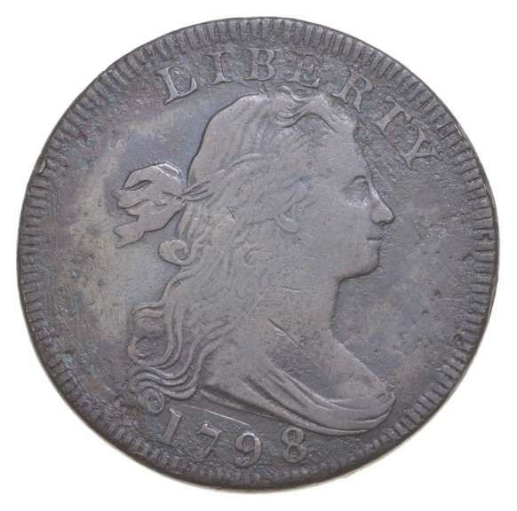 1798 Rev 96 Draped Bust Large Cent - S.155