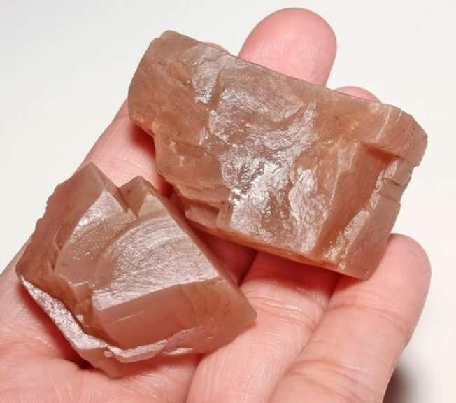 Natural 218ct Sunstone pair