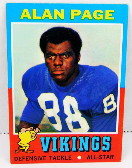 1971 Alan Page Topps Football Card