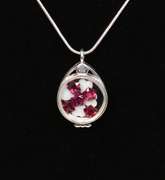 Spectacular gemstone set displayed in Sterling Silver