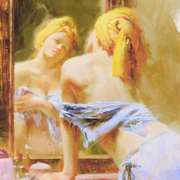 Morning Reflections by Pino (1939-2010)