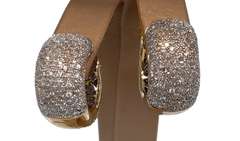 2.0 CARAT DIAMOND EARRINGS IN 14KT SOLID TWO-TONE YELLOW & WHITE GOLD