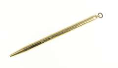 14K Yellow Gold Ornate Engraved Twist Mechanical Pencil