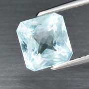 Stunning 2.27ct platinum blue Aquamarine