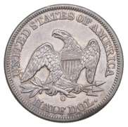 1858-O Seated Liberty Half Dollar