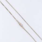 Simple White Gold Box Chain