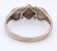 Vintage 925 Sterling Silver Marcasite Ring