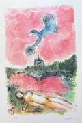 Marc Chagall, Vue of Notre Dame