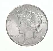 1935 Peace Silver Dollar