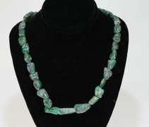 Gorgeous Emerald nugget necklace