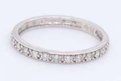 Lot of 3 Vintage 925 Sterling Silver Cubic Zirconia Bands