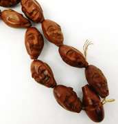 Vintage Chinese Carved Head Prayer Beads