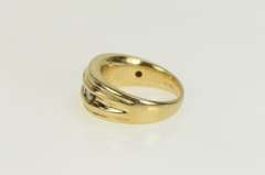 14K Yellow Gold 0.60 Ctw Five Stone Men's Diamond Wedding Ring