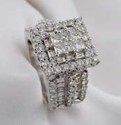 Bold & Flashy 3.00 Carat Diamond Ring