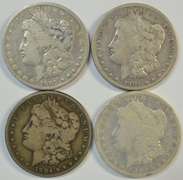 Scarce 1901-S, 1902-S, 1903-S, & 1904-S Morgan Silver Dollars