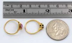 Two Petite Stone Rings