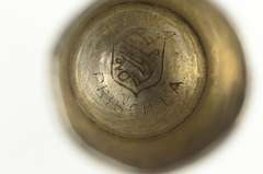 Sterling Silver Art Deco Dot Pattern Design Sewing Tool Thimble